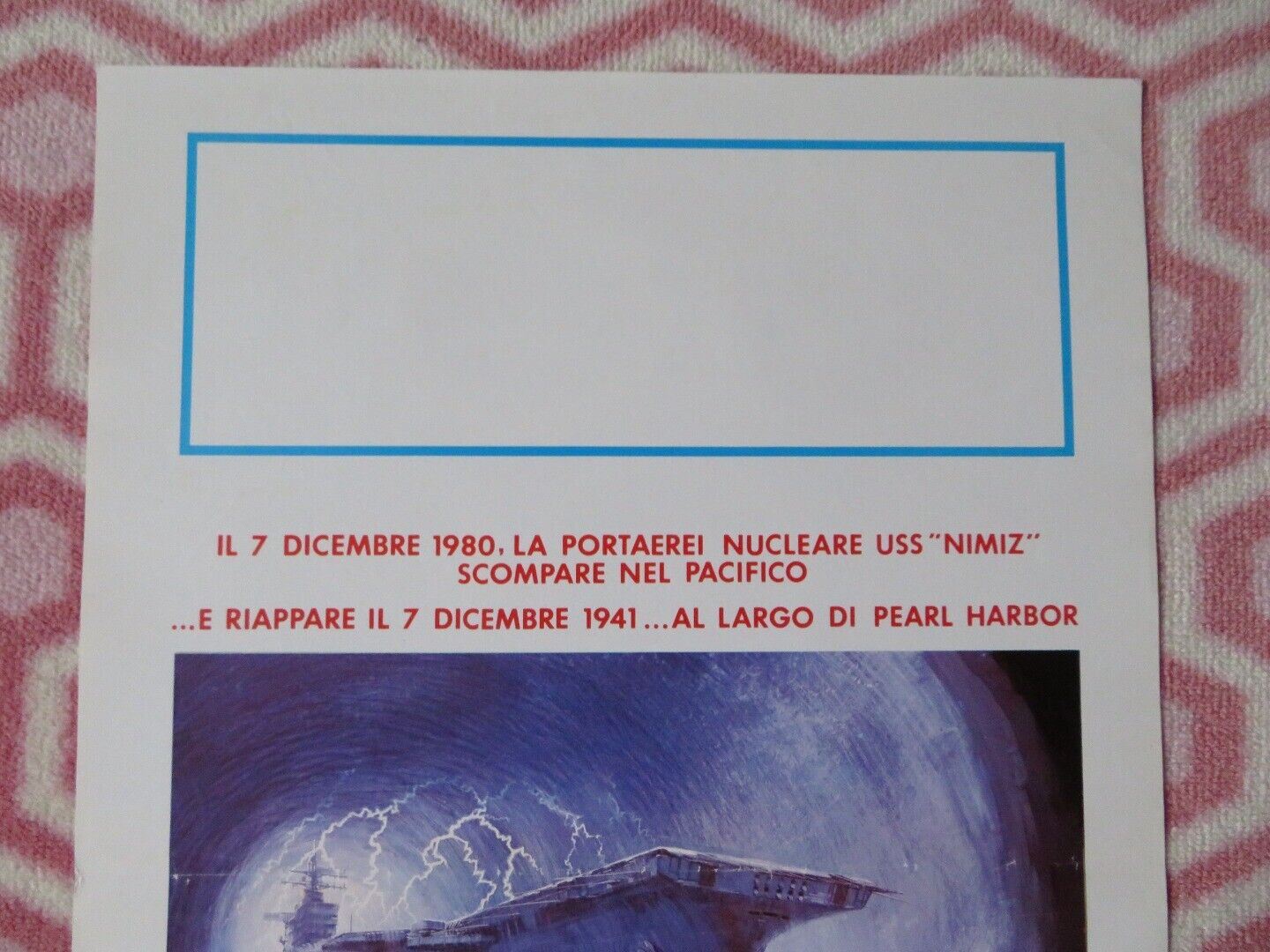 COUNTDOWN DIMESIONE ZERO ITALIAN LOCANDINA (27.5"x13") POSTER MARTIN SHEEN 1980 - Rendezvous Cinema