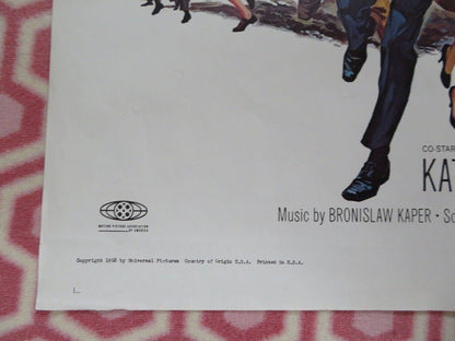 COUNTERPOINT US ONE SHEET POSTER CHARLTON HESTON 1967 68/6 Movie posters