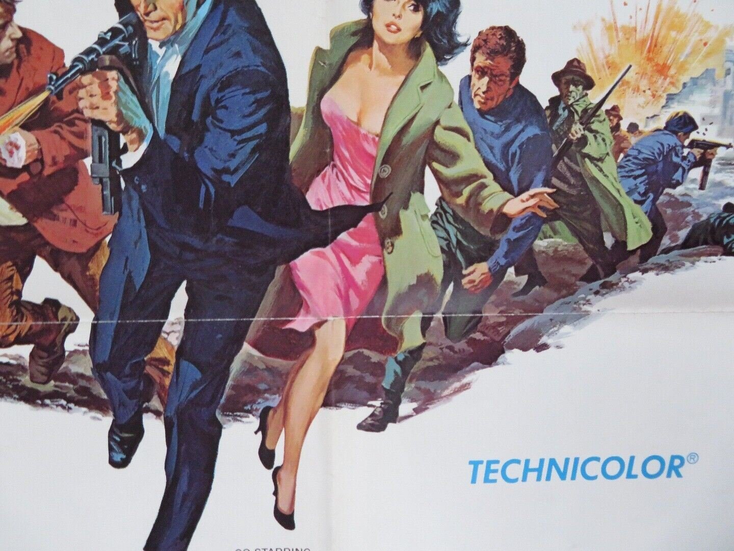 COUNTERPOINT US ONE SHEET POSTER CHARLTON HESTON 1967 68/6 Movie posters