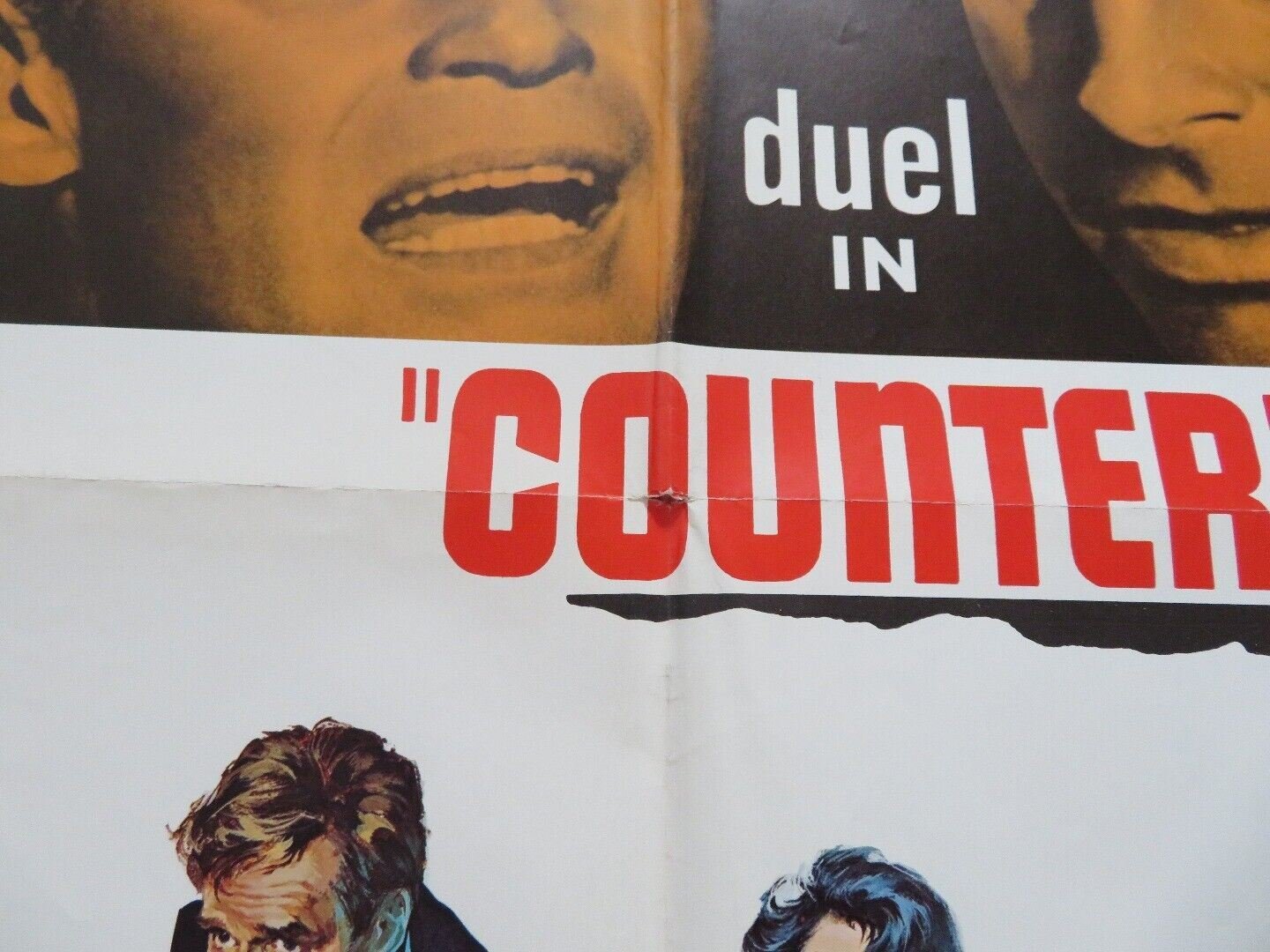 COUNTERPOINT US ONE SHEET POSTER CHARLTON HESTON 1967 68/6 Movie posters