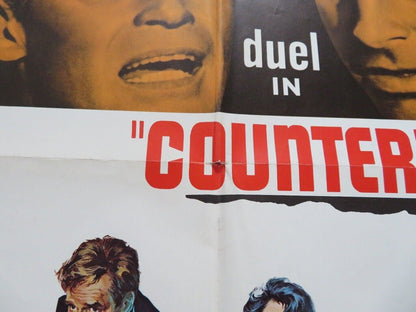COUNTERPOINT US ONE SHEET POSTER CHARLTON HESTON 1967 68/6 Movie posters
