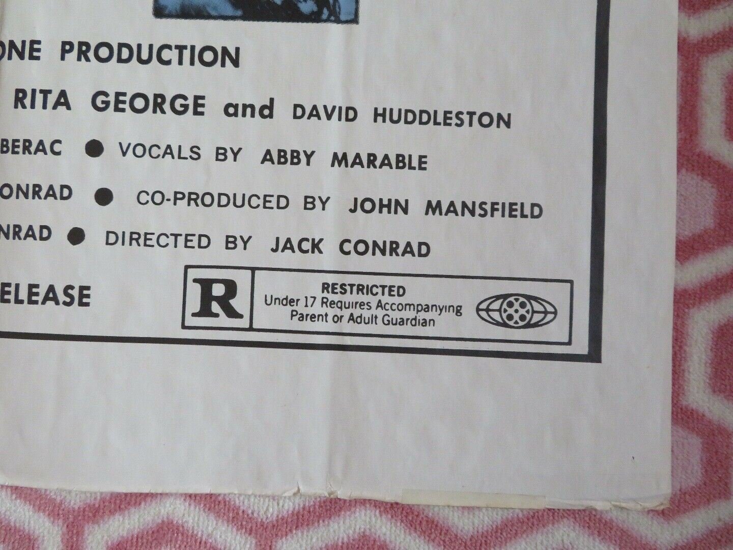 COUNTRY BLUE US ONE SHEET POSTER DUB TAYLOR JACK CONRAD 1973 Movie posters