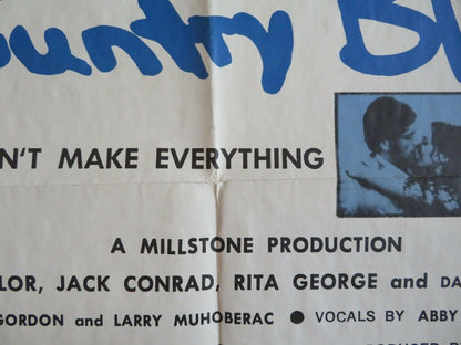 COUNTRY BLUE US ONE SHEET POSTER DUB TAYLOR JACK CONRAD 1973 Movie posters