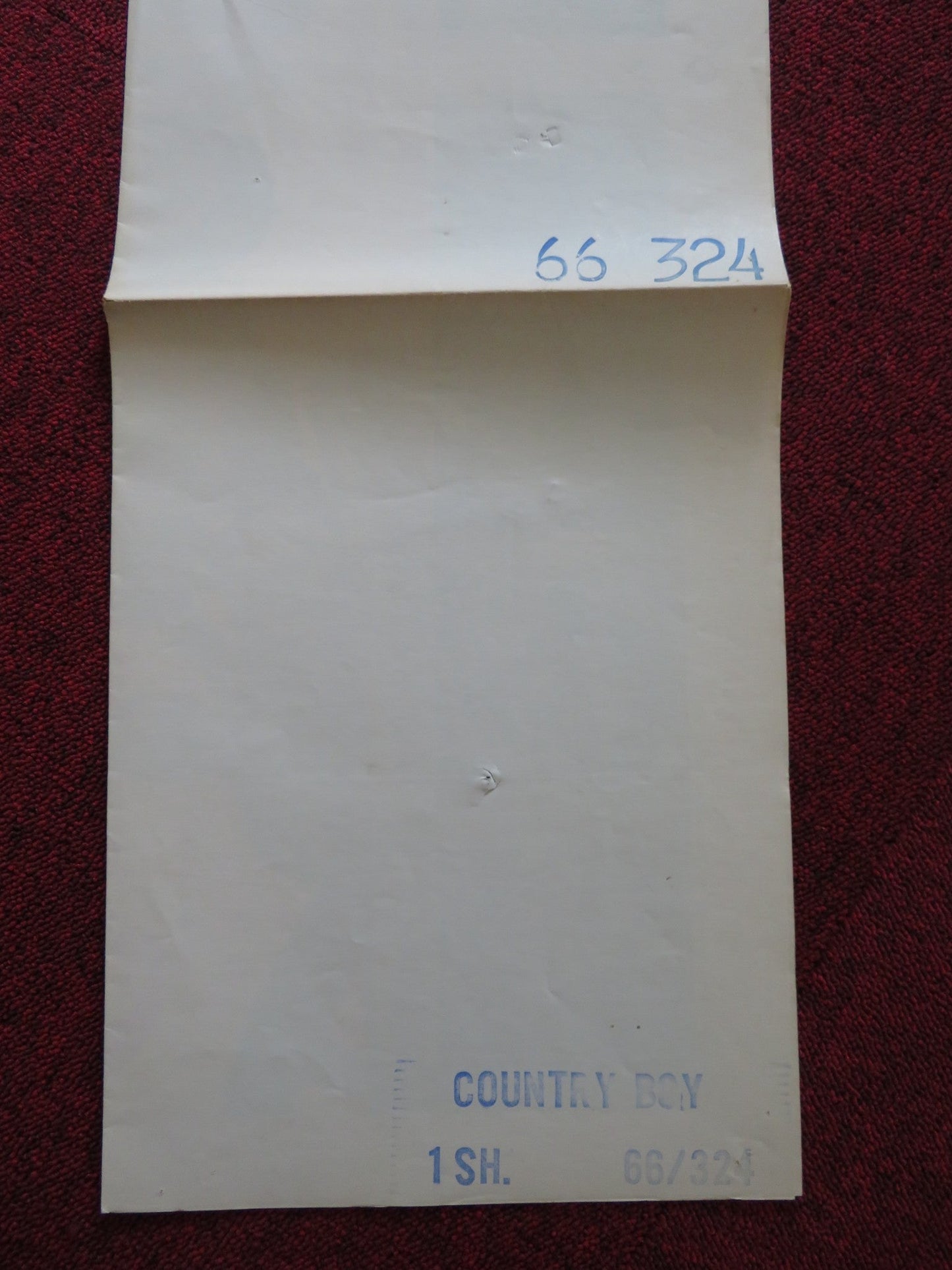 COUNTRY BOY FOLDED US ONE SHEET POSTER RANDY BOONE SHEB WOOLEY 1966 Rendezvous Cinema Movie posters