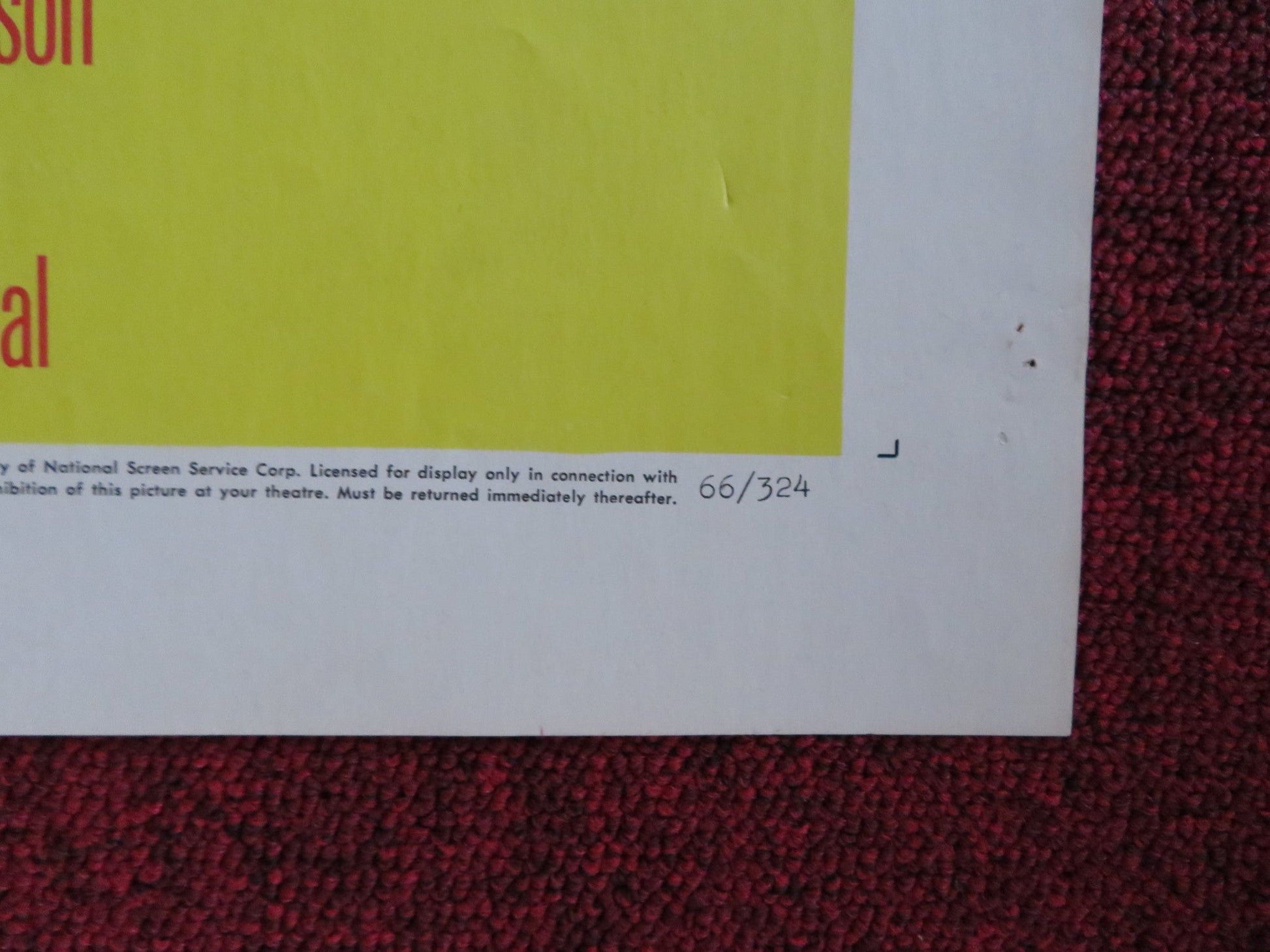 COUNTRY BOY FOLDED US ONE SHEET POSTER RANDY BOONE SHEB WOOLEY 1966 Rendezvous Cinema Movie posters