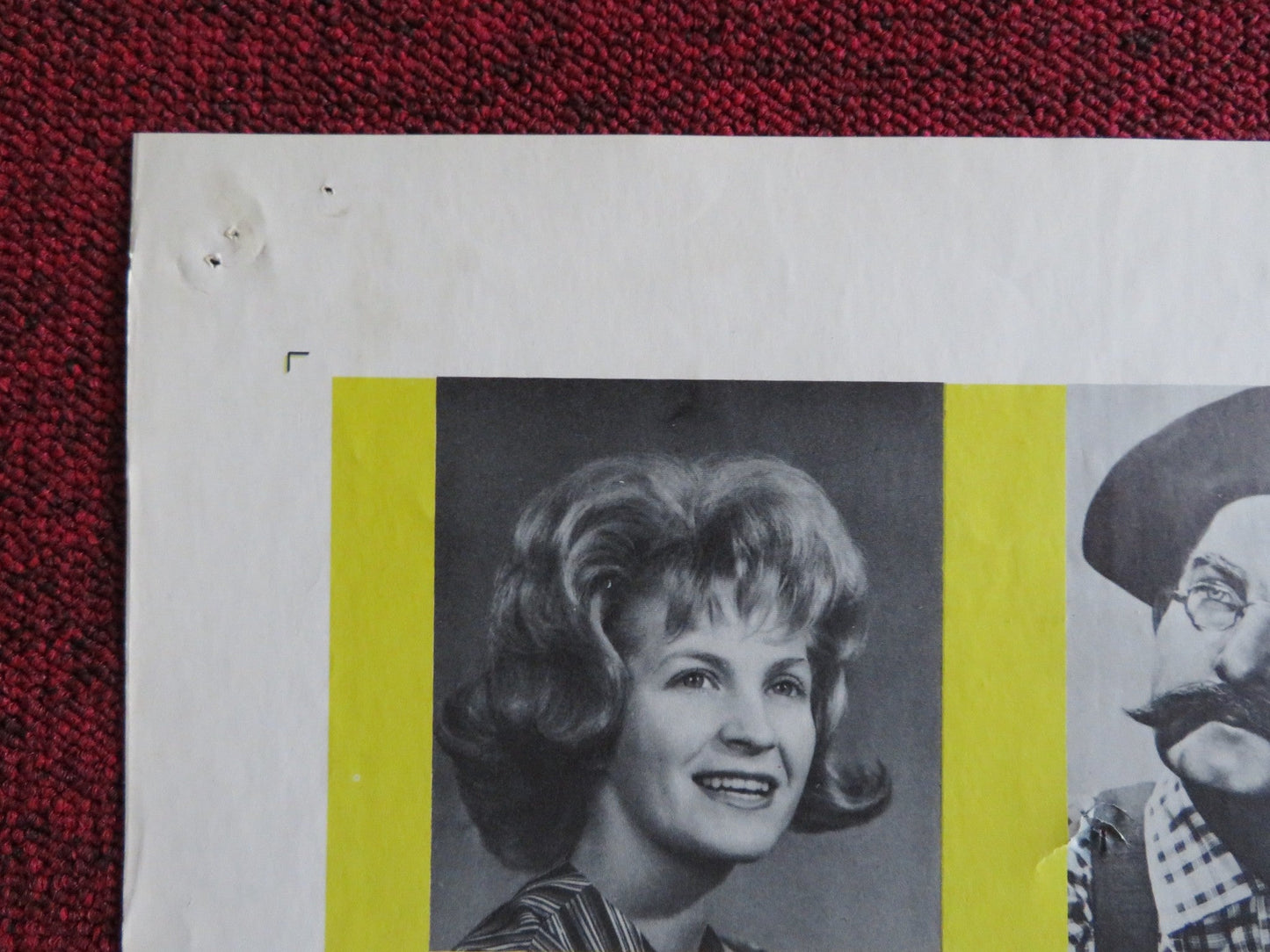 COUNTRY BOY FOLDED US ONE SHEET POSTER RANDY BOONE SHEB WOOLEY 1966 Rendezvous Cinema Movie posters