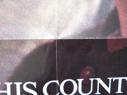 COUNTRY FOLDED US ONE SHEET POSTER JESSICA LANGE SAM SHEPARD 1984 Movie posters