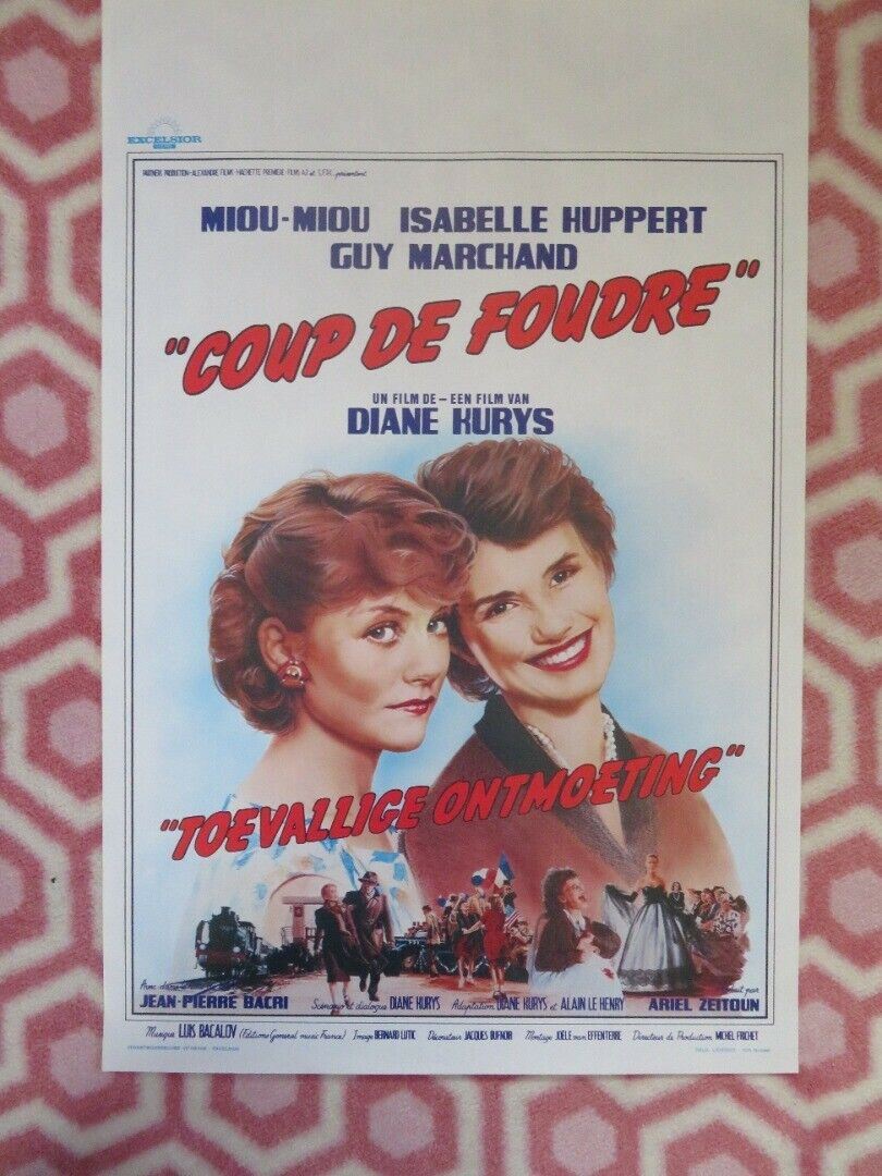 COUP DE FOUDRE/ Entre Nous BELGIUM (21"x13.5") POSTER MIOU - MIOU ISABELLE HUPPERT Movie posters