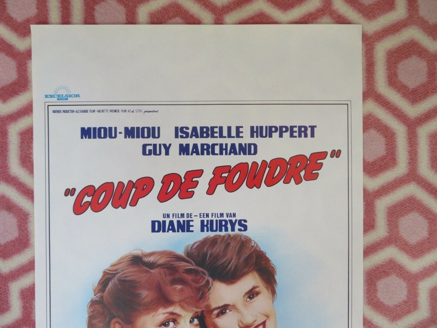 COUP DE FOUDRE/ Entre Nous BELGIUM (21"x13.5") POSTER MIOU - MIOU ISABELLE HUPPERT Movie posters