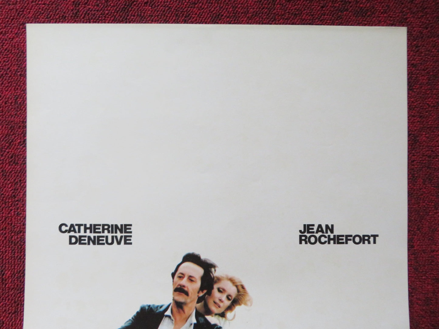 COURAGE FUYONS ITALIAN LOCANDINA POSTER CATHERINE DENEUVE JEAN ROCHEFORT 1979 Rendezvous Cinema Movie posters