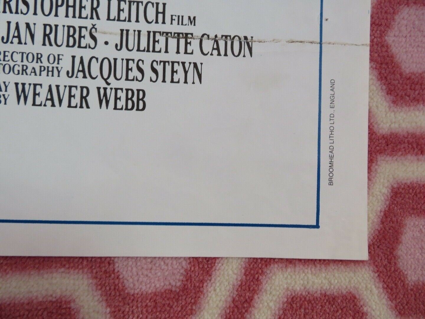 COURAGE MOUNTAIN BRITISH QUAD (30 x 40) POSTER CHARLIE SHEEN LESLIE CARON 1990 Movie posters