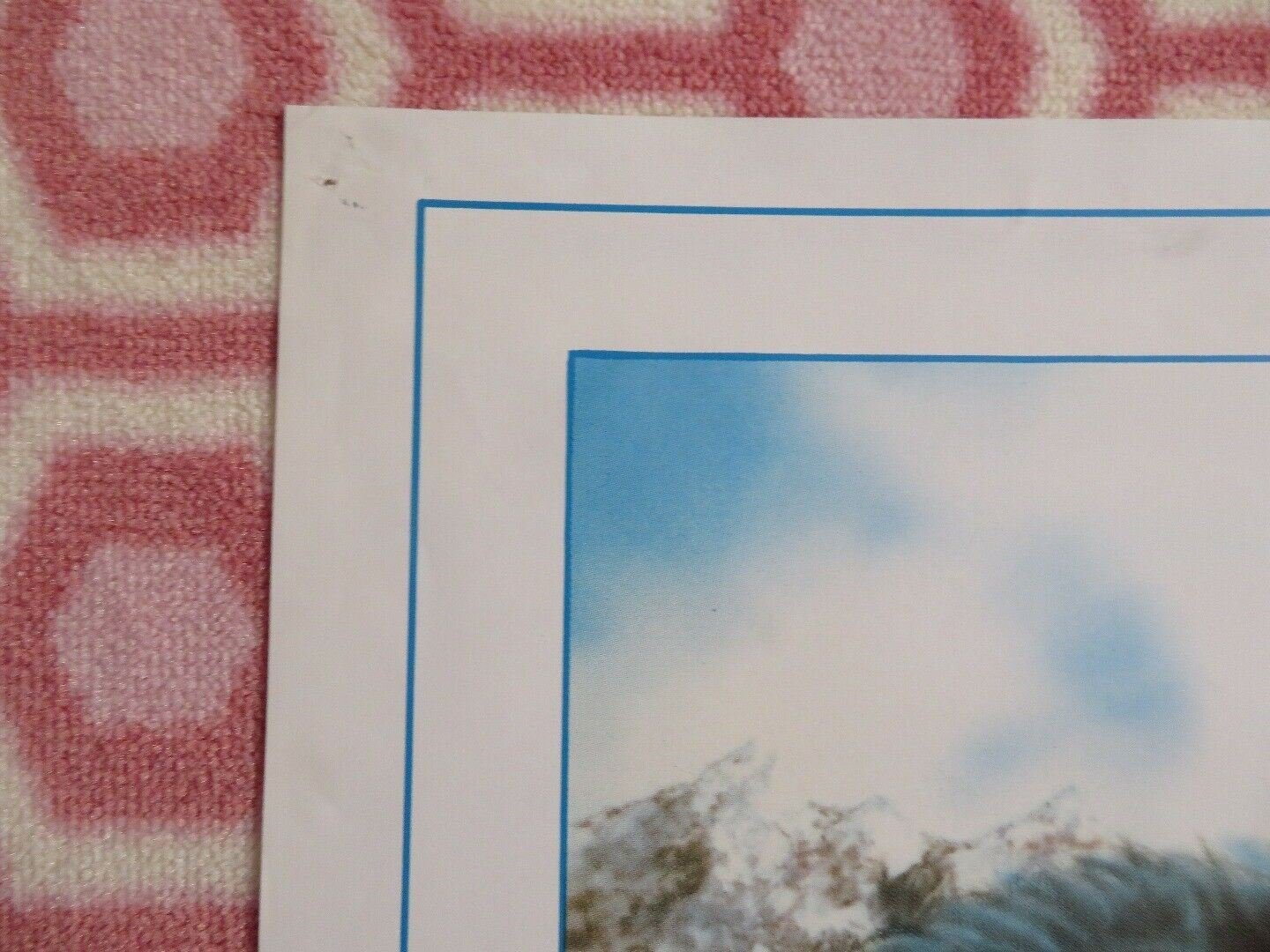 COURAGE MOUNTAIN BRITISH QUAD (30 x 40) POSTER CHARLIE SHEEN LESLIE CARON 1990 Movie posters