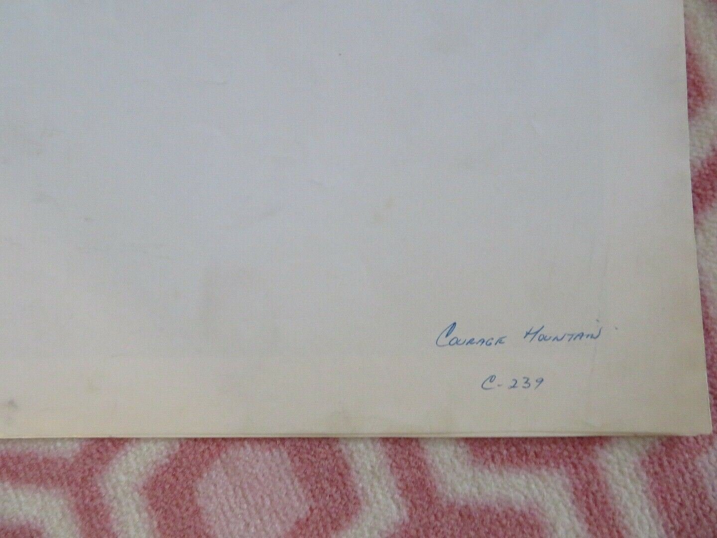 COURAGE MOUNTAIN US ONE SHEET POSTER CHARLIE SHEEN 1990 Movie posters