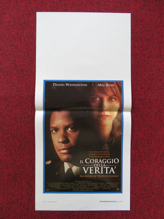 COURAGE UNDER FIRE ITALIAN LOCANDINA POSTER DEZEL WASHINGTON MEG RYAN 1997 Rendezvous Cinema Movie posters