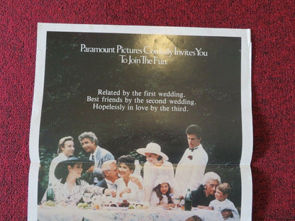 COUSINS FOLDED AUSTRALIAN DAYBILL POSTER Ted Danson Isabella Rossellini 1989 Movie posters