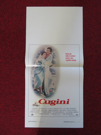COUSINS ITALIAN LOCANDINA POSTER TED DANSON ISABELLA ROSSELLINI 1989 Rendezvous Cinema Movie posters