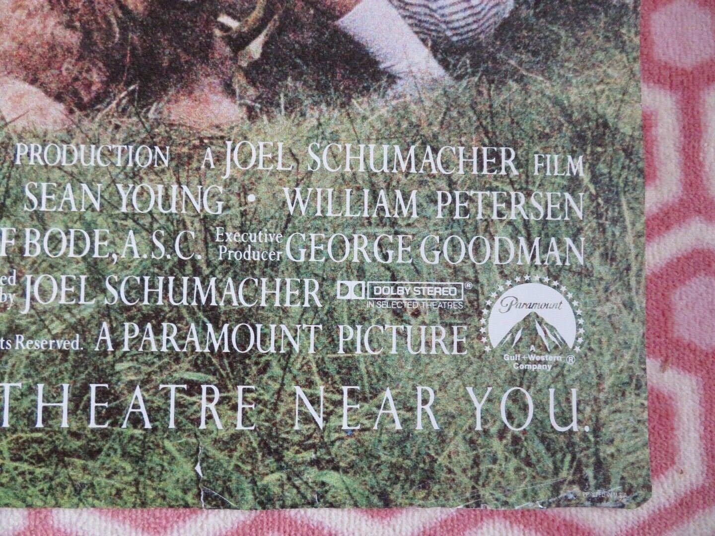 COUSINS US ONE SHEET POSTER TED DANSON ISABELLA ROSSELLINI 1989 Movie posters