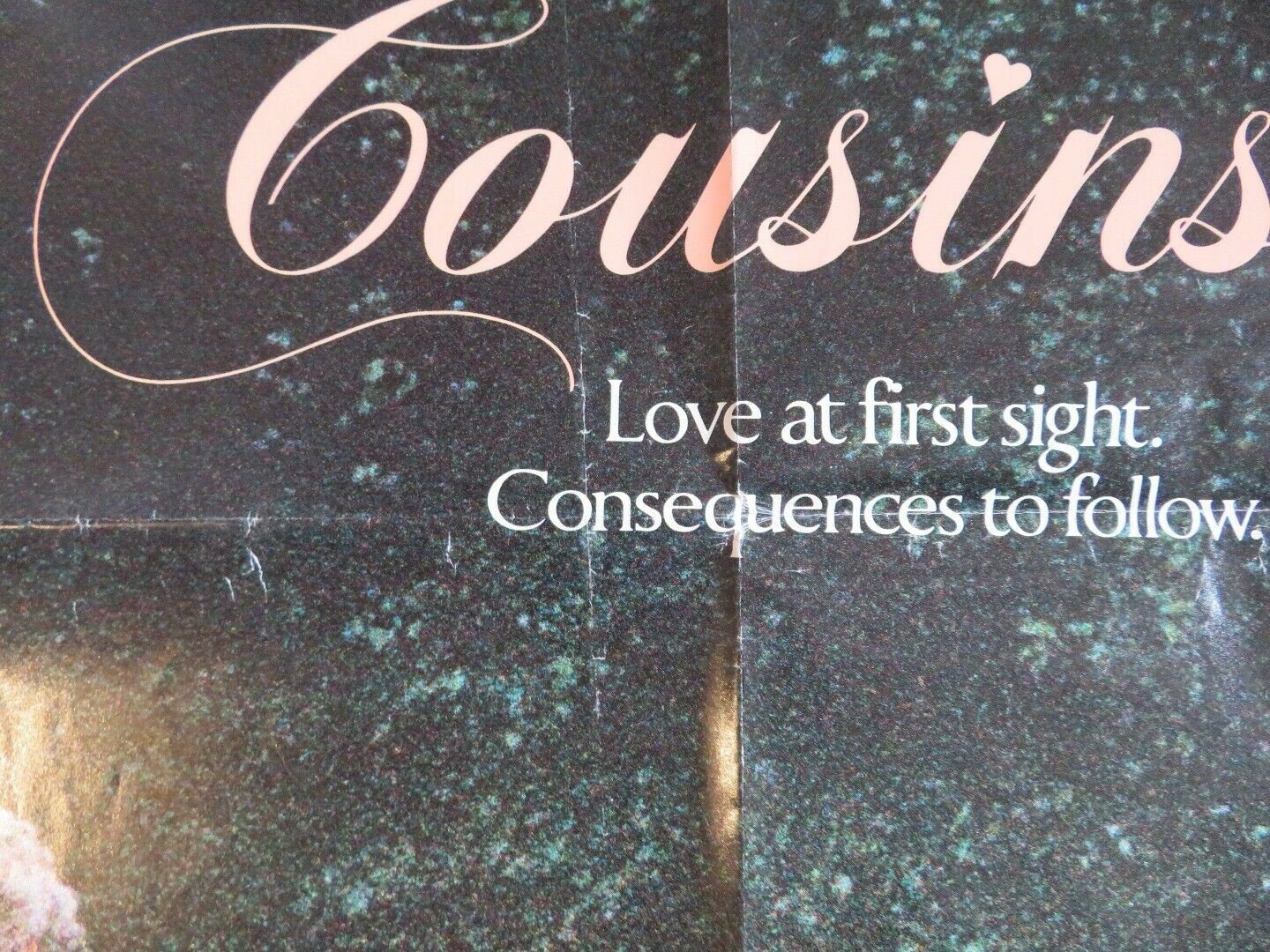 COUSINS US ONE SHEET POSTER TED DANSON ISABELLA ROSSELLINI 1989 Movie posters