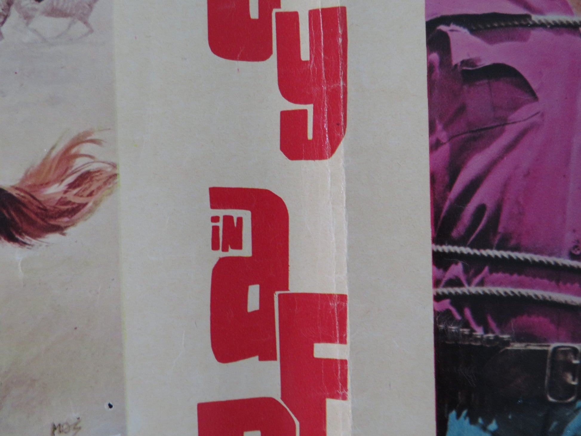 COWBOY IN AFRICA / AFRICA: TEXAS STYLE ITALIAN FOTOBUSTA POSTER H. O'BRIAN 1967 Rendezvous Cinema Movie posters