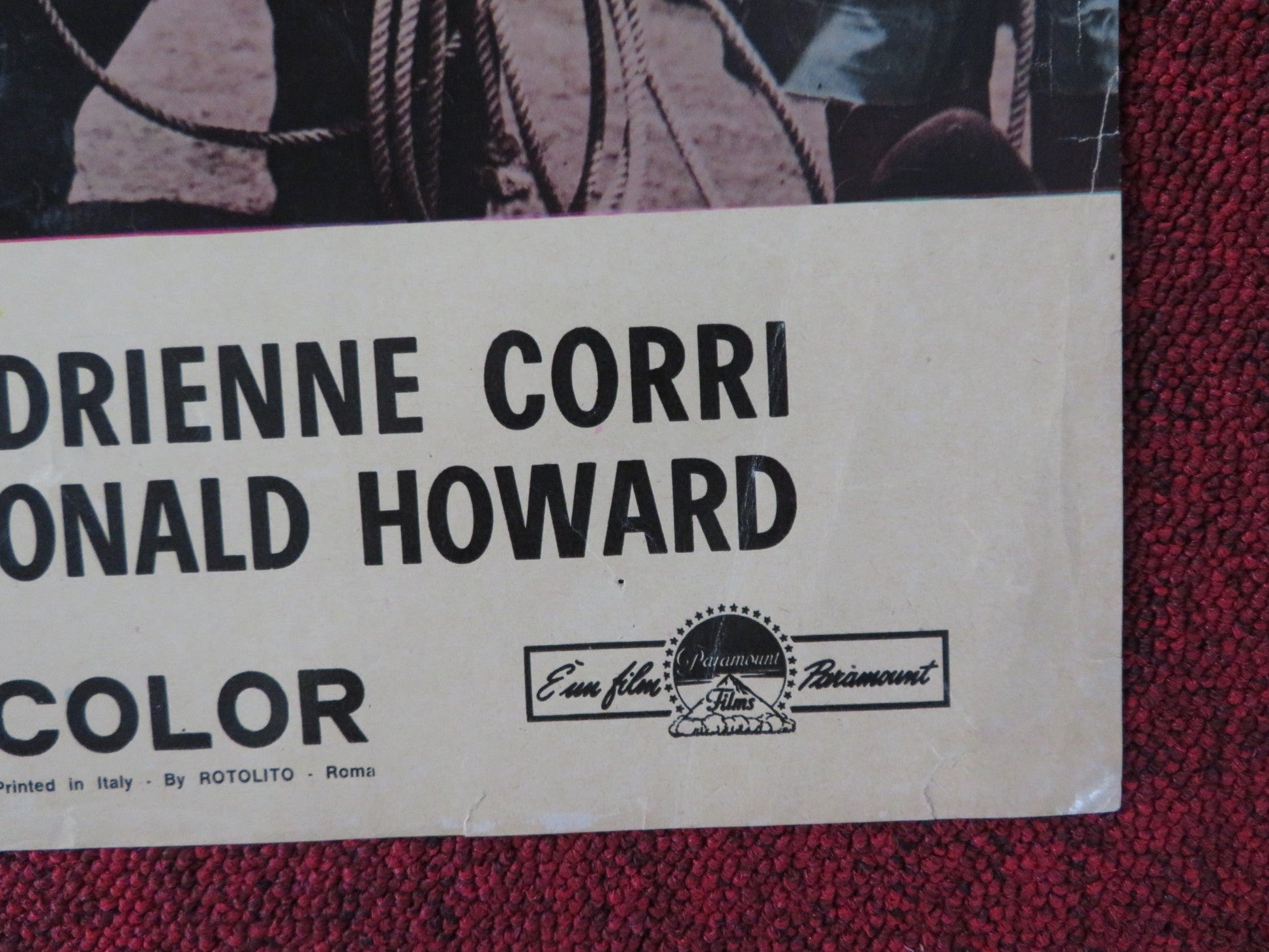 COWBOY IN AFRICA / AFRICA: TEXAS STYLE ITALIAN FOTOBUSTA POSTER H. O'BRIAN 1967 Rendezvous Cinema Movie posters