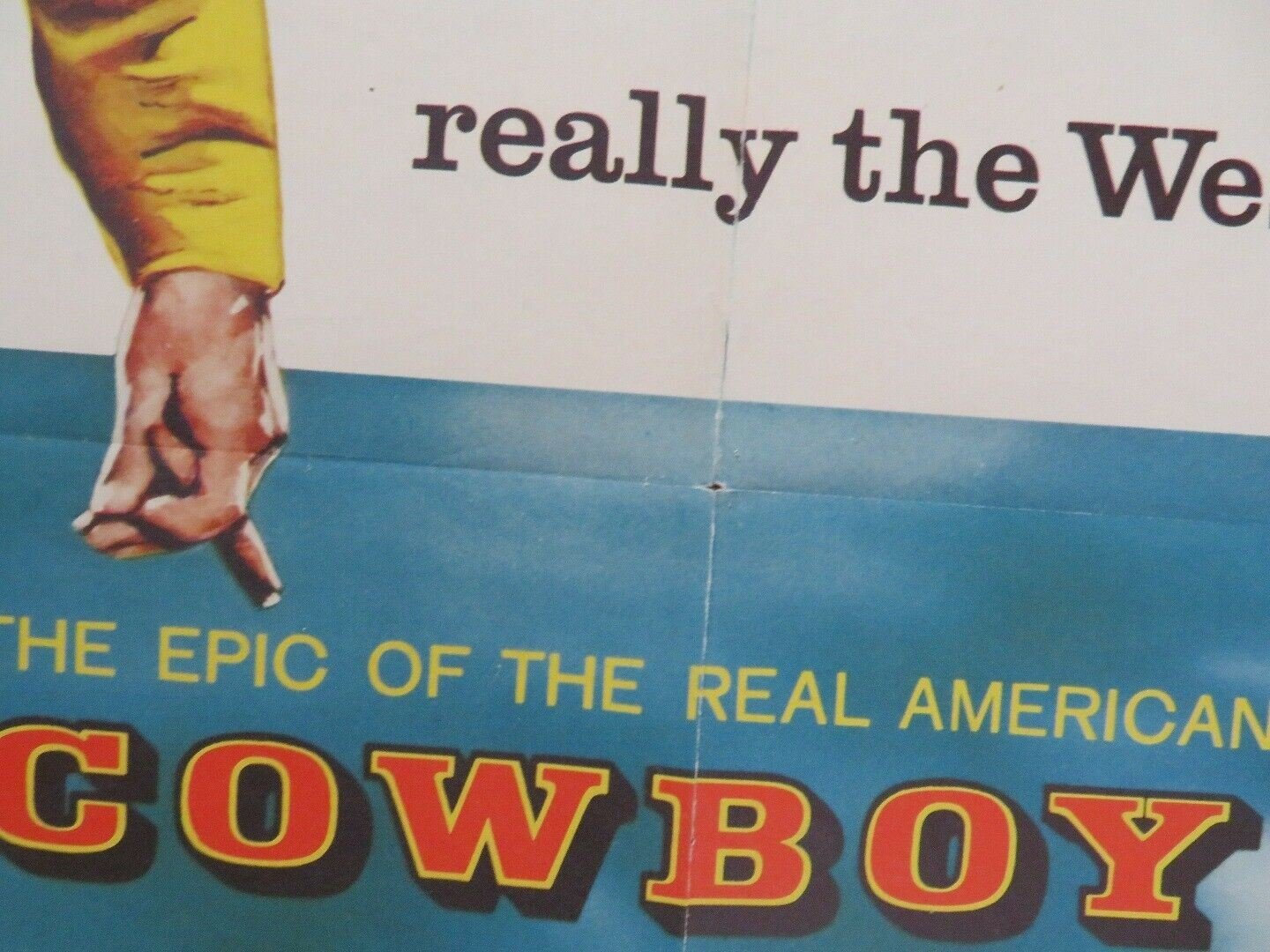 COWBOY US ONE SHEET POSTER GLENN FORD JACK LEMMON 1958 Movie posters