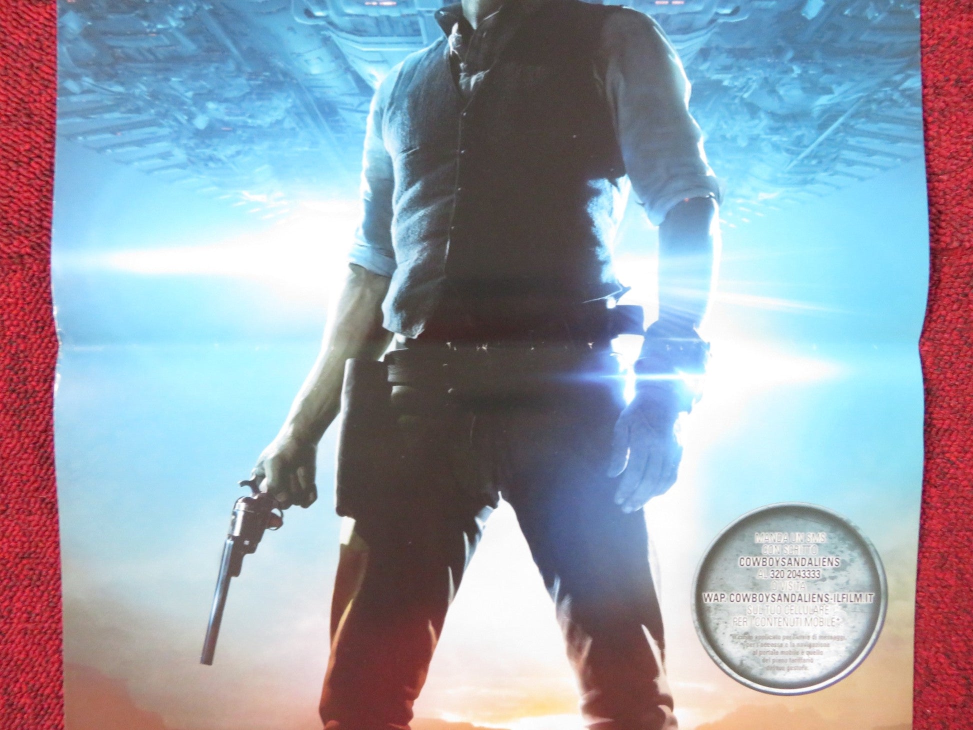 COWBOYS & ALIENS ITALIAN LOCANDINA POSTER DANIEL CRAIG HARRISON FORD 2011 Rendezvous Cinema Movie posters