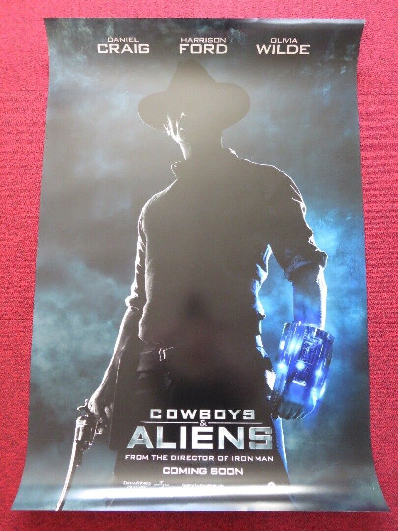 COWBOYS & ALIENS US ONE SHEET ROLLED POSTER OLIVIA WILDE HARRISON FORD 2011 Movie posters