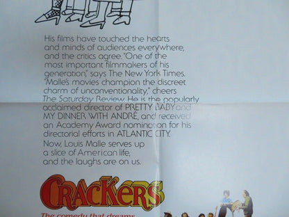 CRACKERS US ONE SHEET POSTER LOUIS MALLE DONALD SUTHERLAND 1983 Movie posters