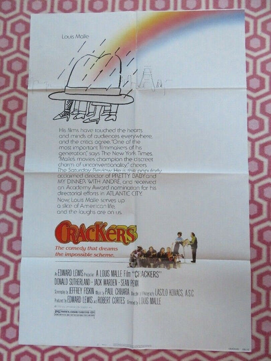 CRACKERS US ONE SHEET POSTER LOUIS MALLE DONALD SUTHERLAND 1983 Movie posters