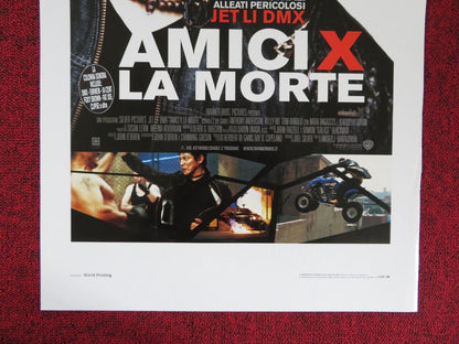 CRADLE 2 THE GRAVE ITALIAN LOCANDINA (27.5"x13") POSTER JET LI DMX KELLY HU '03 Movie posters