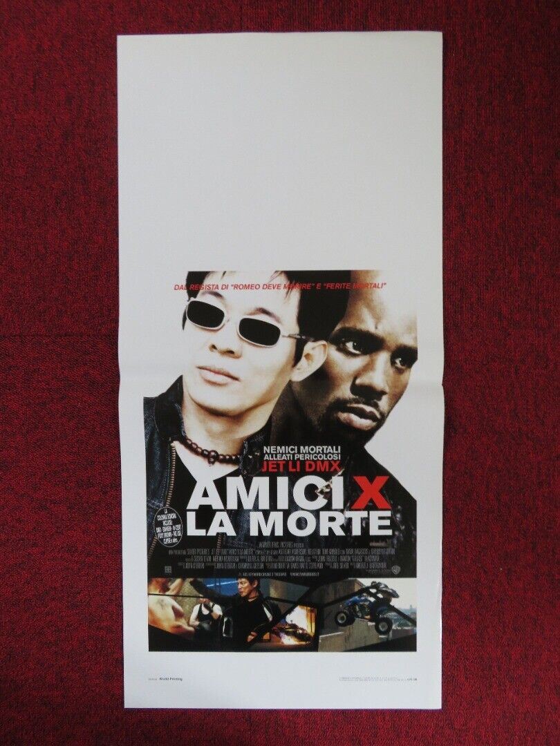 CRADLE 2 THE GRAVE ITALIAN LOCANDINA (27.5"x13") POSTER JET LI DMX KELLY HU '03 Movie posters