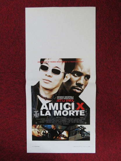 CRADLE 2 THE GRAVE ITALIAN LOCANDINA (27.5"x13") POSTER JET LI DMX KELLY HU '03 Movie posters