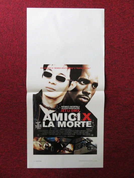 CRADLE 2 THE GRAVE ITALIAN LOCANDINA (27.5"x13") POSTER JET LI DMX KELLY HU 2003 Rendezvous Cinema Movie posters