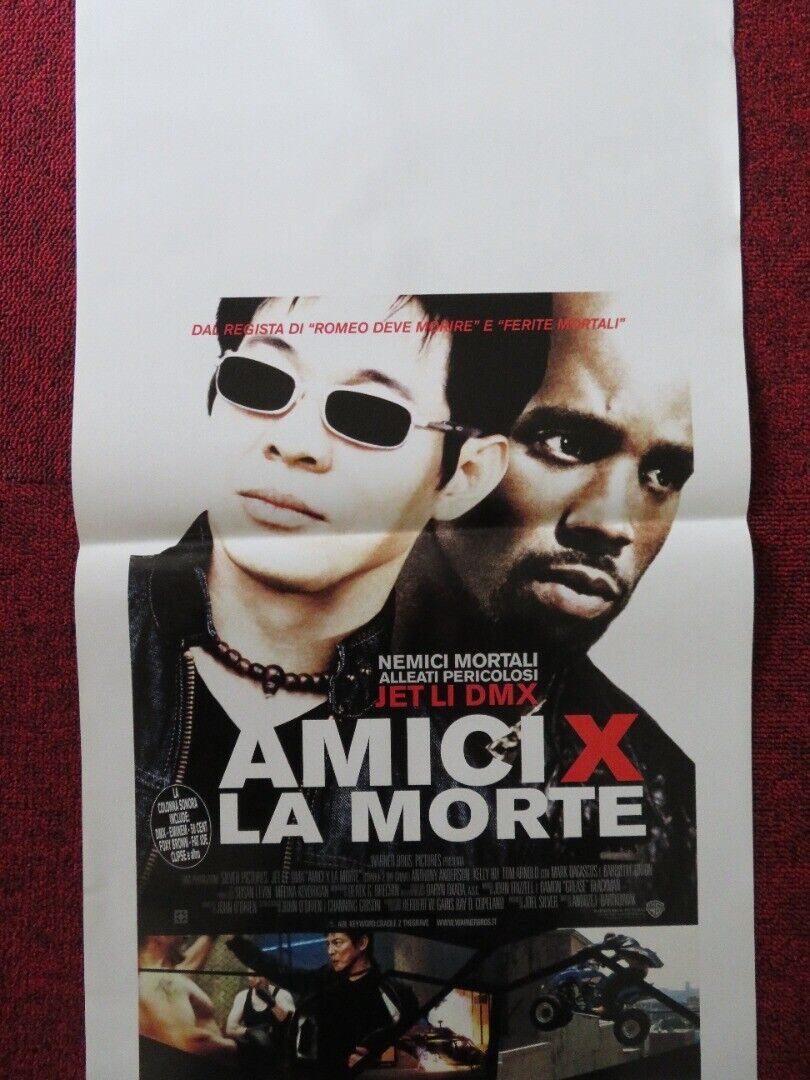 CRADLE 2 THE GRAVE ITALIAN LOCANDINA (27.5"x13") POSTER JET LI DMX KELLY HU 2003 Rendezvous Cinema Movie posters