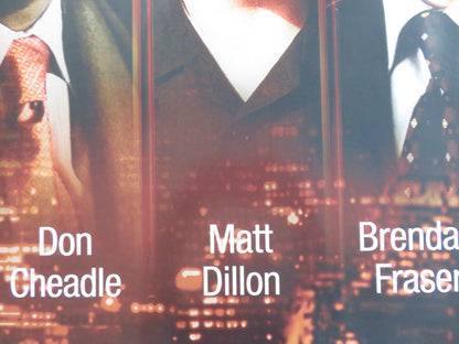 CRASH UK QUAD ROLLED POSTER BRENDAN FRASER SANDRA BULLOCK 2005 Rendezvous Cinema Movie posters