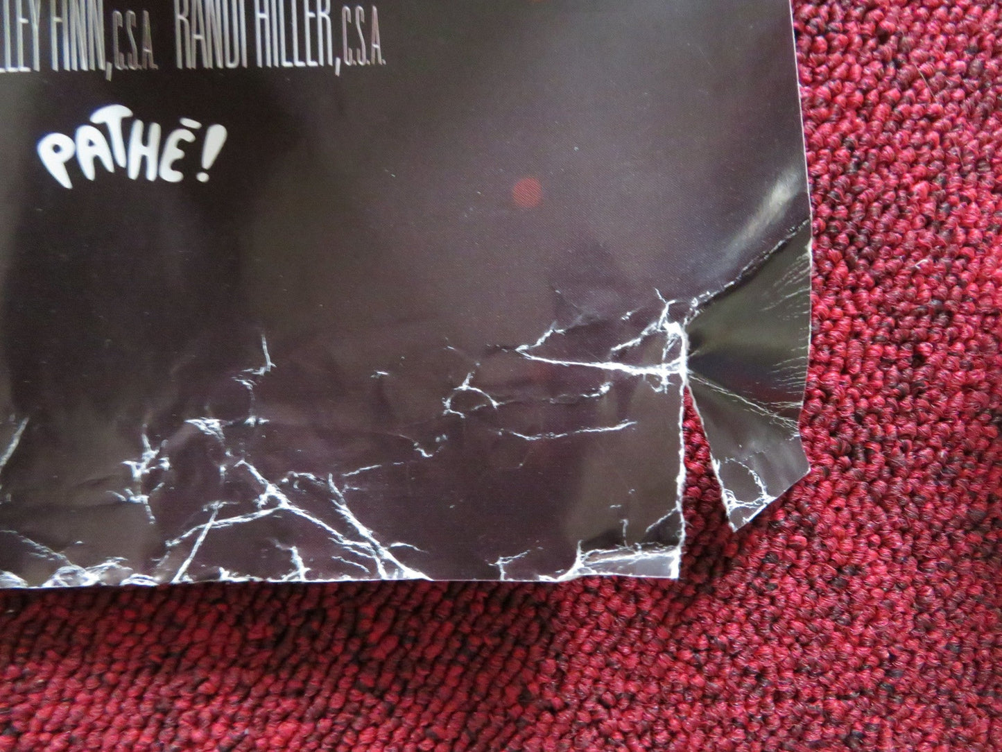 CRASH UK QUAD ROLLED POSTER SANDRA BULLOCK DON CHEADLE 2005 Rendezvous Cinema Movie posters