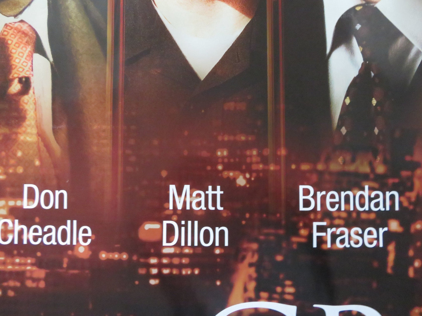 CRASH UK QUAD ROLLED POSTER SANDRA BULLOCK DON CHEADLE 2005 Rendezvous Cinema Movie posters