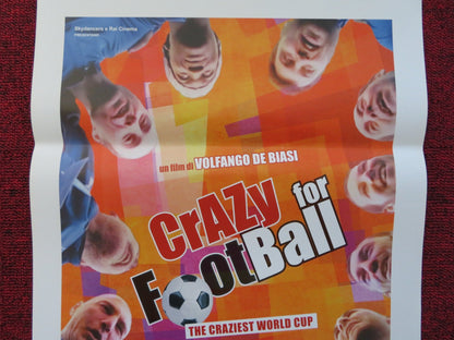 CRAZY FOR FOOTBALL: THE CRAZIEST WORLD CUP ITALIAN LOCANDINA POSTER 2017 Rendezvous Cinema Movie posters