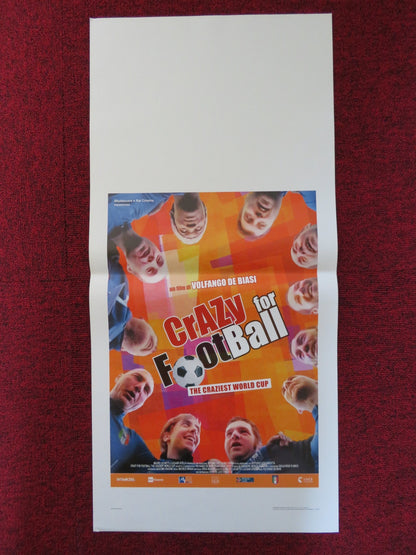 CRAZY FOR FOOTBALL: THE CRAZIEST WORLD CUP ITALIAN LOCANDINA POSTER 2017 Rendezvous Cinema Movie posters