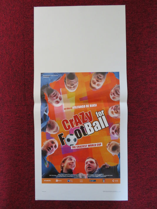 CRAZY FOR FOOTBALL: THE CRAZIEST WORLD CUP ITALIAN LOCANDINA POSTER 2017 Rendezvous Cinema Movie posters