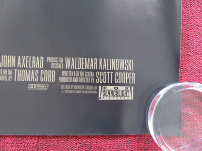 CRAZY HEART UK QUAD (30"x 40") ROLLED POSTER JEFF BRIDGES JAMES KEANE 2009 Rendezvous Cinema Movie posters