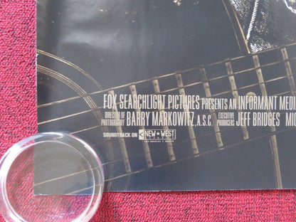 CRAZY HEART UK QUAD (30"x 40") ROLLED POSTER JEFF BRIDGES JAMES KEANE 2009 Rendezvous Cinema Movie posters