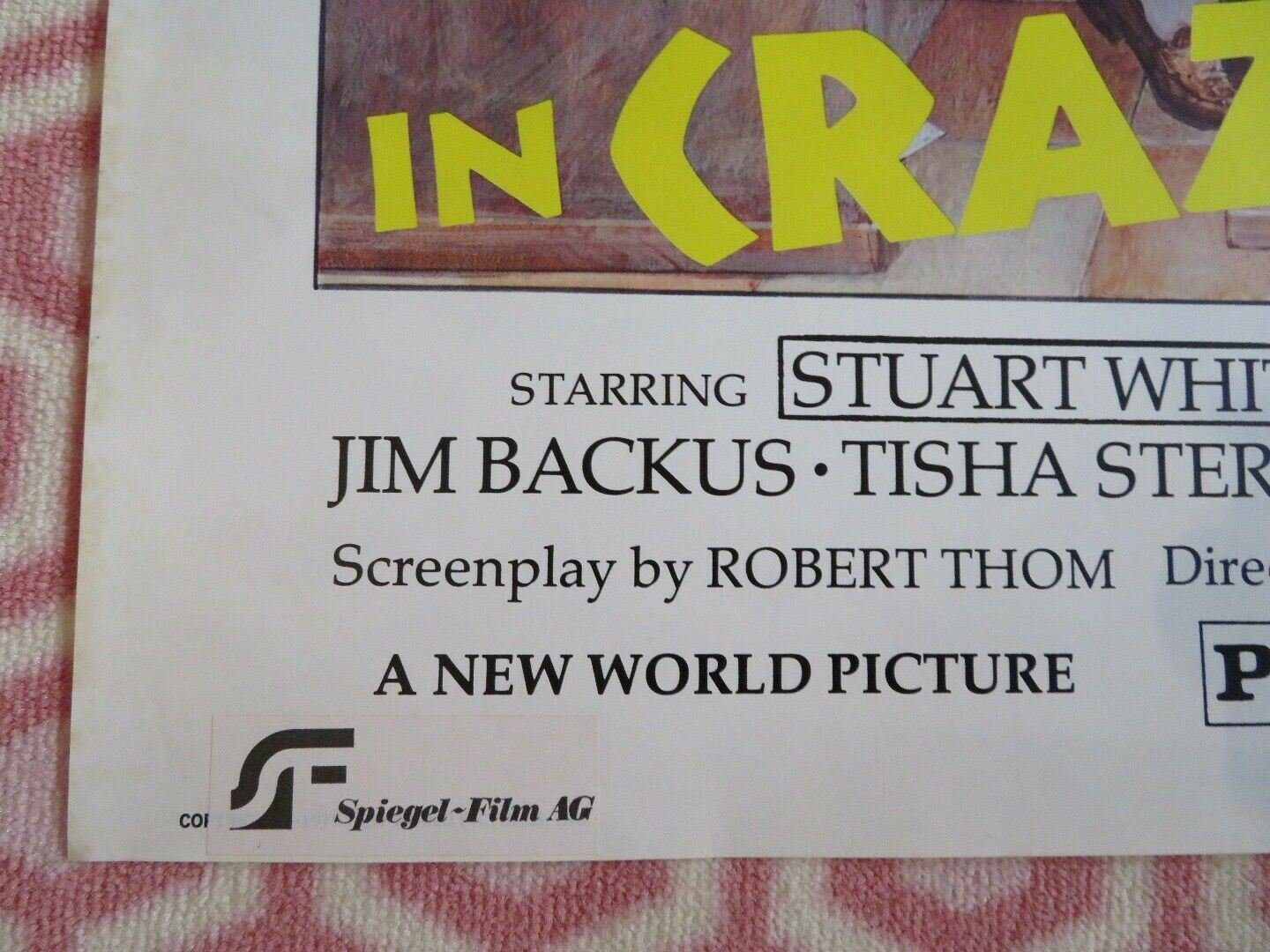 CRAZY MAMA US ONE SHEET POSTER STUART WHITMAN ANN SOTHERN 1975 Movie posters