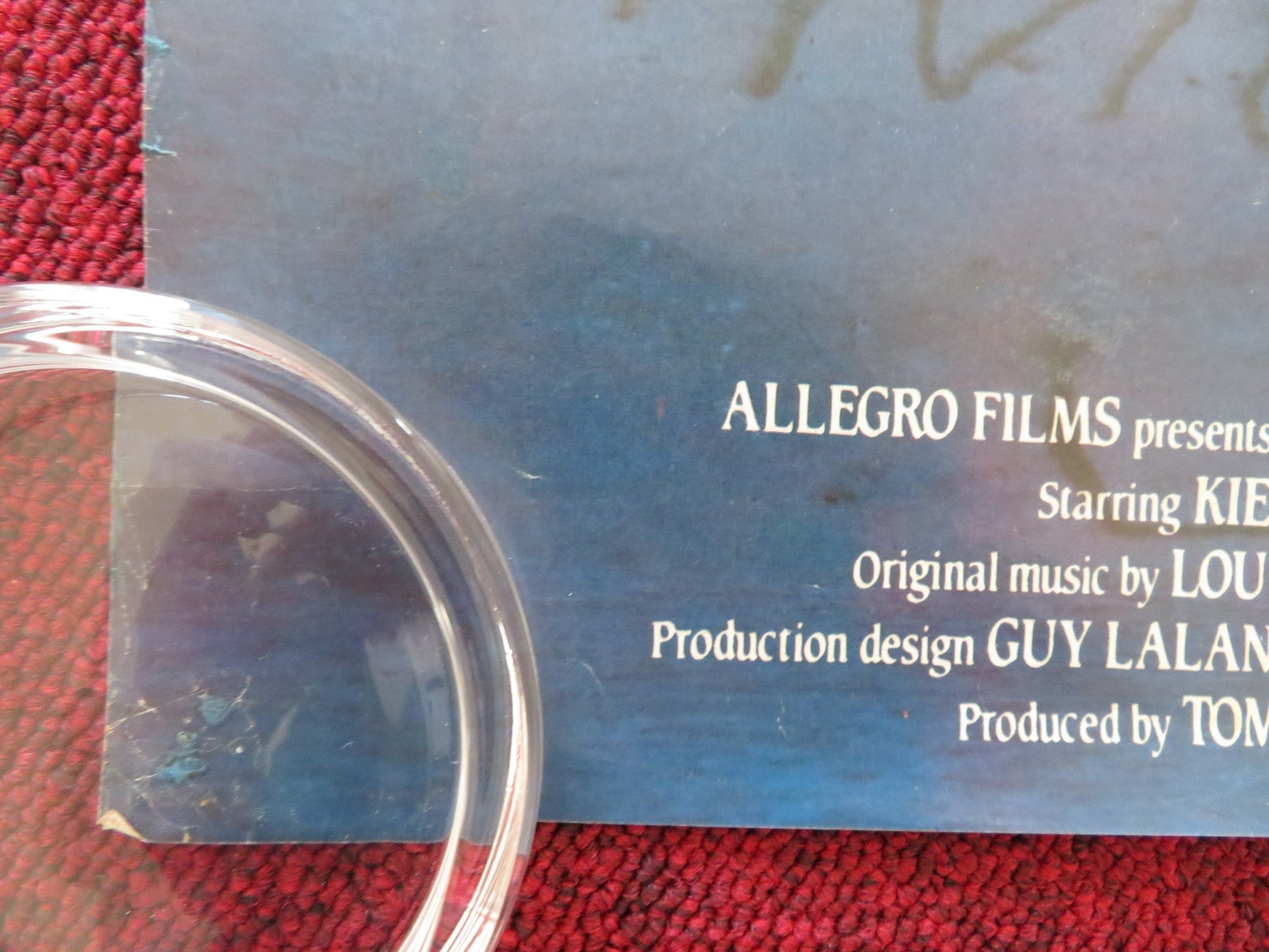 CRAZY MOON VHS VIDEO POSTER KIEFFER SUTHERLAND VANESSA VAUGHAN 1987 Rendezvous Cinema Movie posters