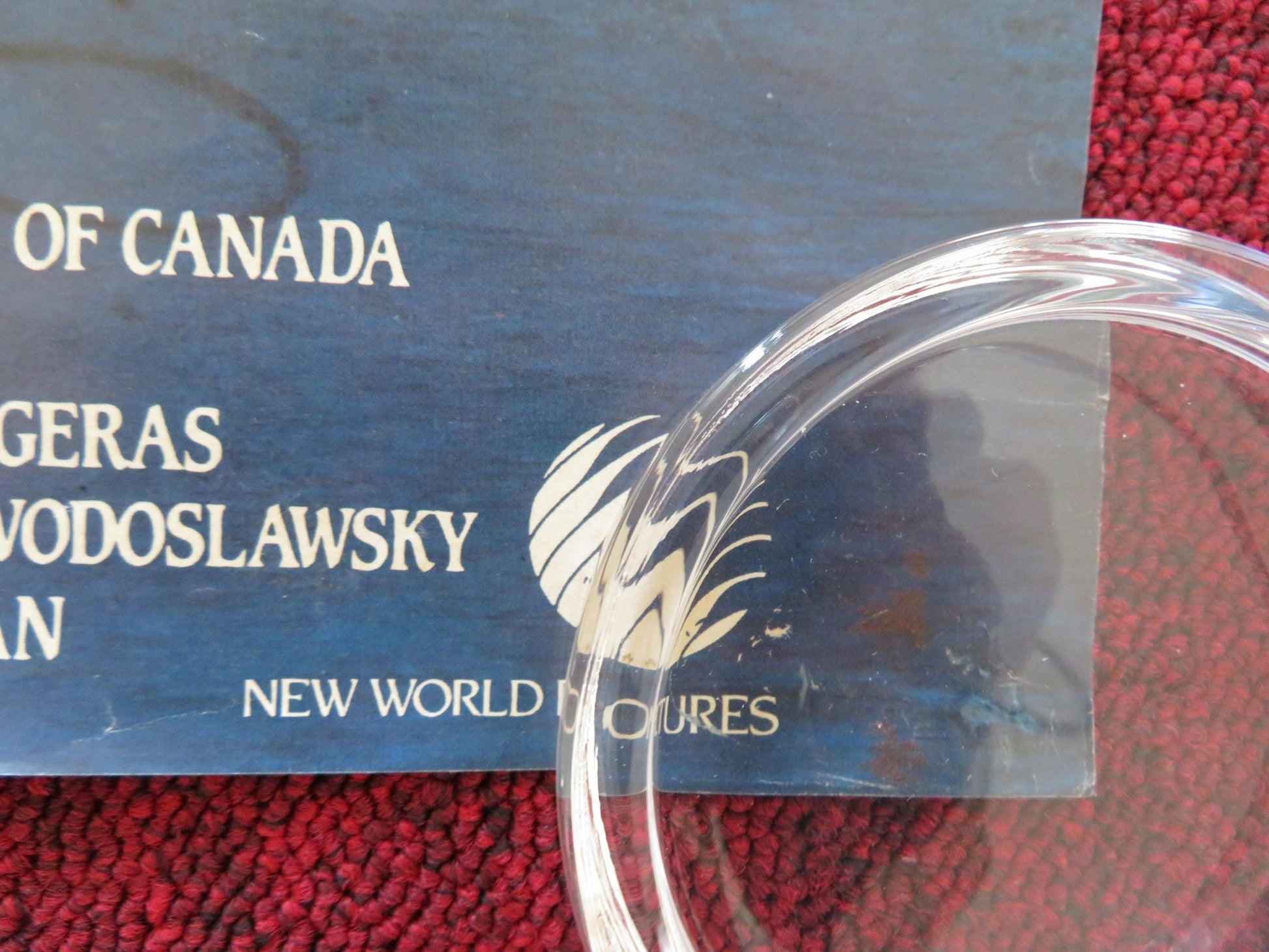 CRAZY MOON VHS VIDEO POSTER KIEFFER SUTHERLAND VANESSA VAUGHAN 1987 Rendezvous Cinema Movie posters