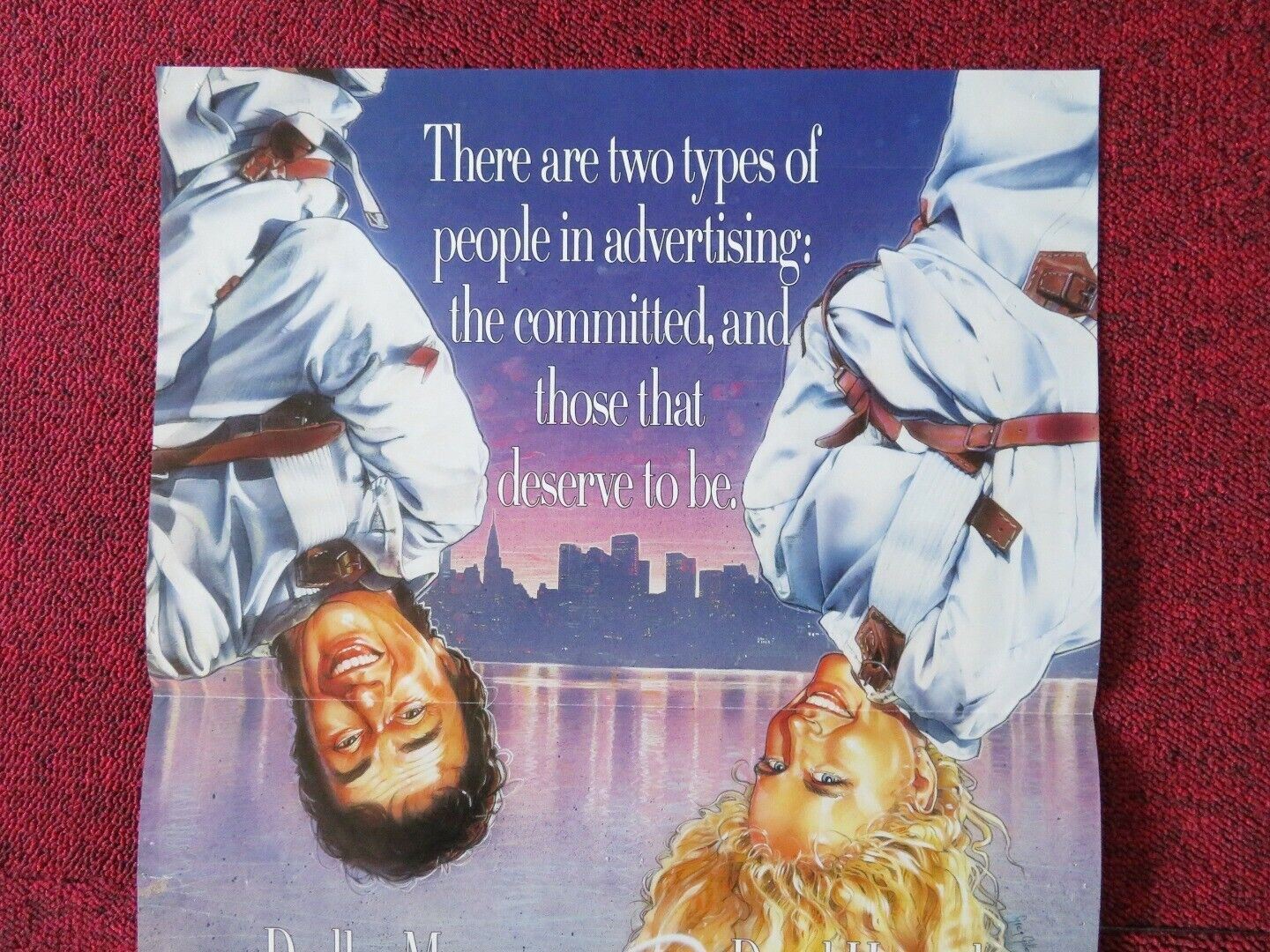 CRAZY PEOPLE FOLDED AUSTRALIAN DAYBILL POSTER DUDLEY MOORE DARYL HANNAH 1990 Movie posters