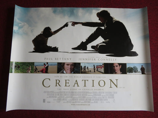 CREATION UK QUAD (30"x 40") ROLLED POSTER PAUL BETTANY JENNIFER CONNELLY 2009 Rendezvous Cinema Movie posters