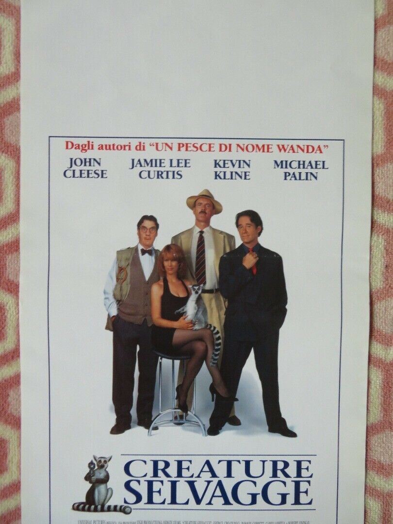 CREATURE SELVAGGE / Fierce Creatures ITALIAN LOCANDINA (27.5"x13") POSTER 1997 Movie posters