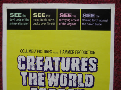CREATURES THE WORLD FORGOT US INSERT (14"x 36") POSTER HAMMER JULIE EGE 1971 Rendezvous Cinema Movie posters