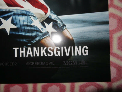 CREED II US ONE SHEET ROLLED POSTER MICHAEL B.JORDAN SYLVESTER STALLONE 2018 - Rendezvous Cinema